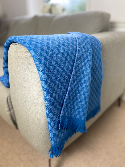 Recycled Wool Throw Blanket