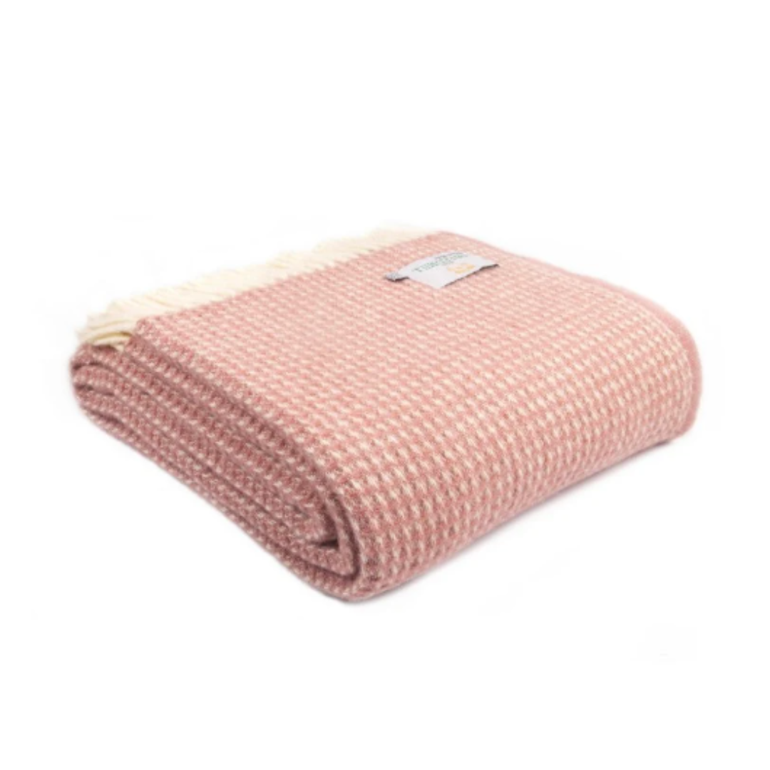 Pure Wool King Size Grey Throw Blanket