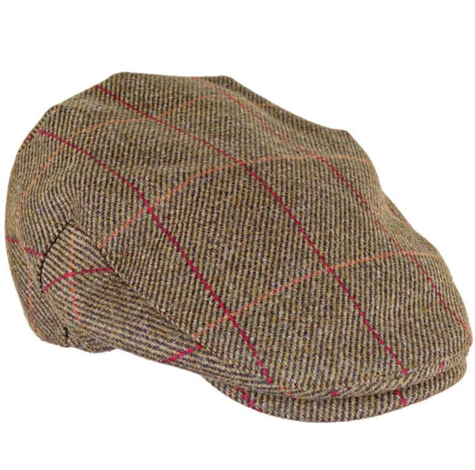 Waterproof Tweed Flat Cap