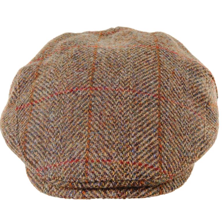 Highland Harris Tweed Flat Cap