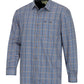 Fleece Lined Blackthorn - Sky Blue Check Shirt
