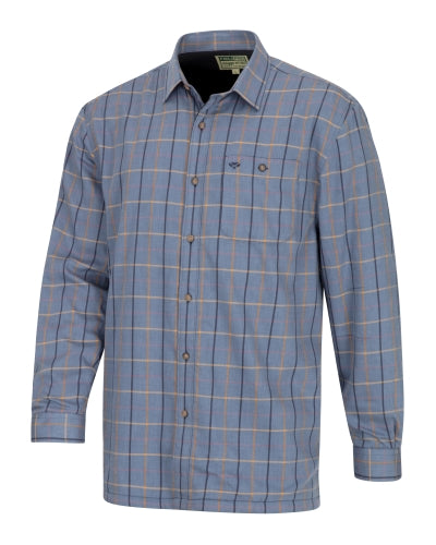 Fleece Lined Sky Blue Check Shirt