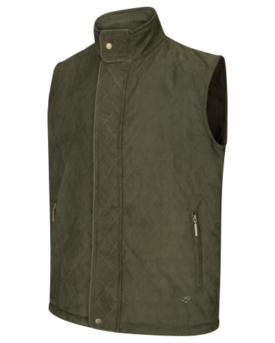Hoggs of Fife Olive Denholm Quilted Gilet