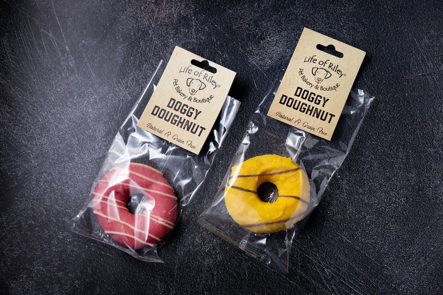 Natural Doggy Doughnuts Gift Bagged in Bio Bag & Tag