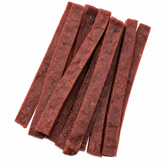 Goat meat soft strip treats