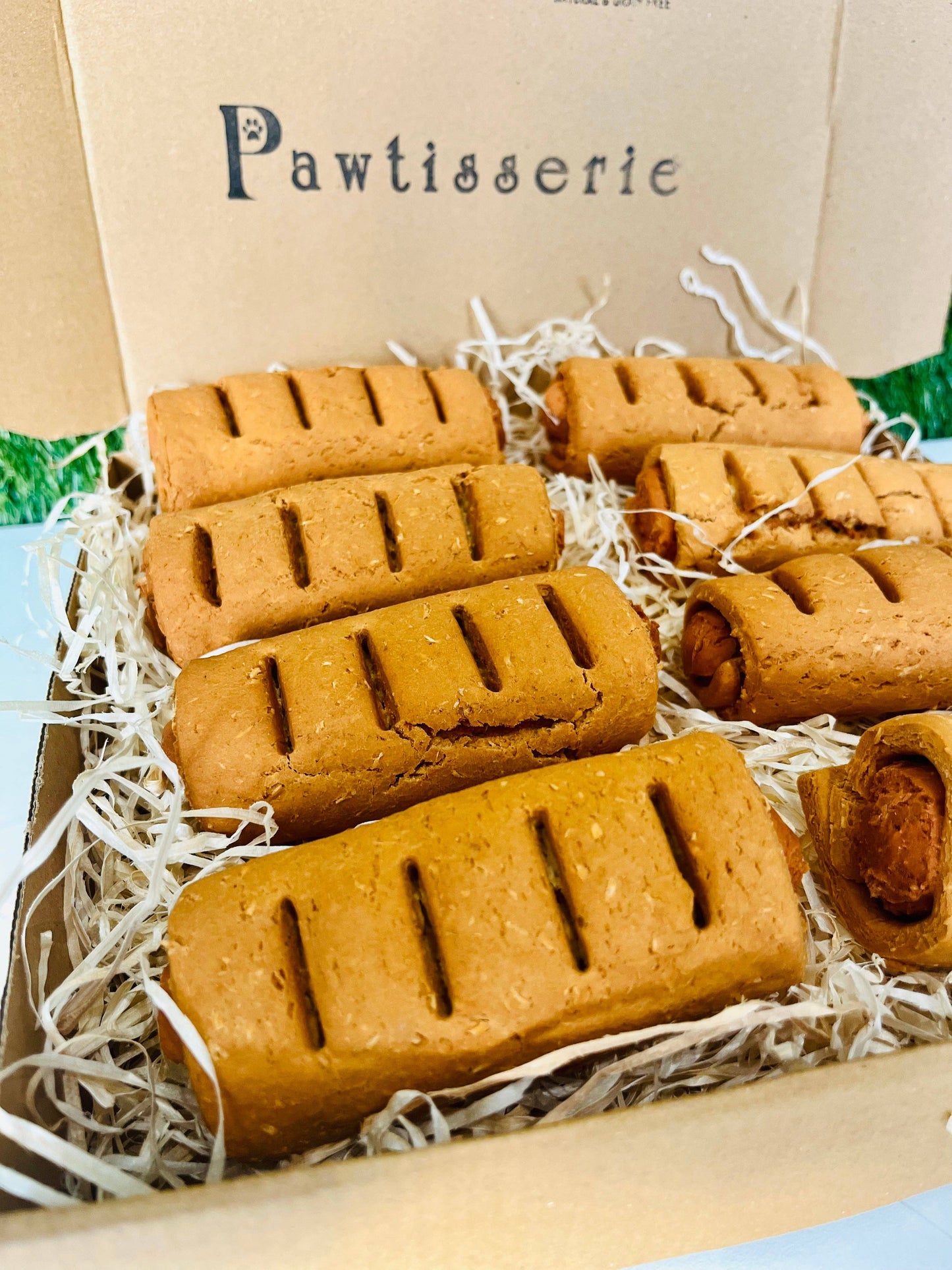 Doggy Sausage Rolls - Grain Free & Natural: