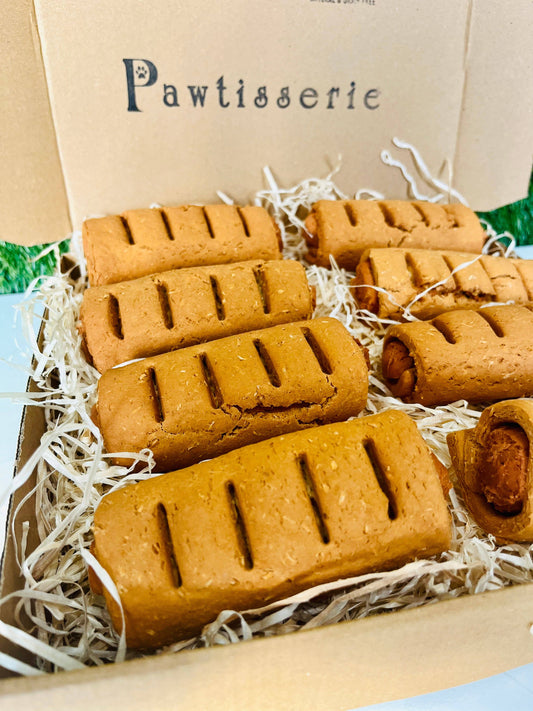 Doggy Sausage Rolls - Grain Free & Natural: