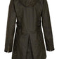 Women's Hooded Longline Katrina Wax Jacket