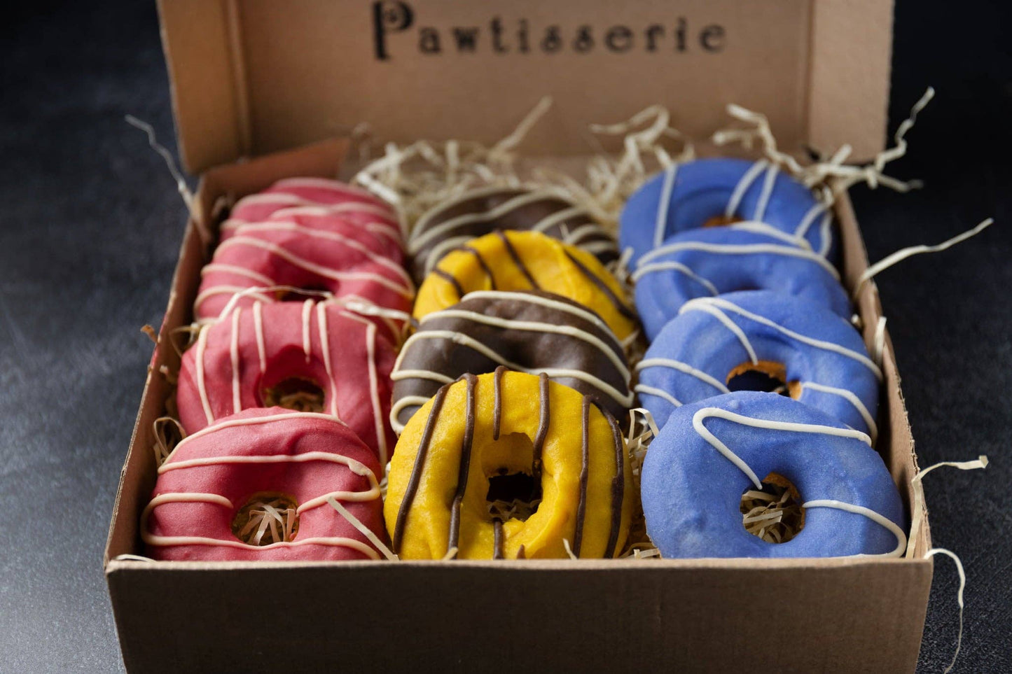 Natural Doggy Doughnuts Gift Bagged in Bio Bag & Tag