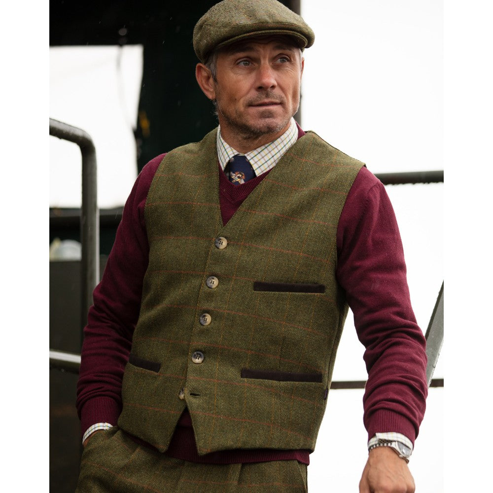 Men’s Derby Tweed Alcott Waistcoat