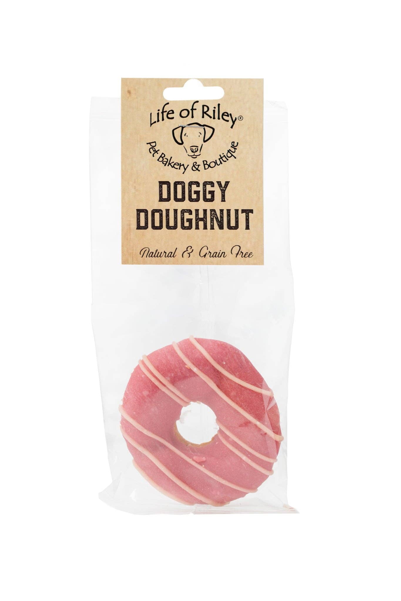 Natural Doggy Doughnuts Gift Bagged in Bio Bag & Tag