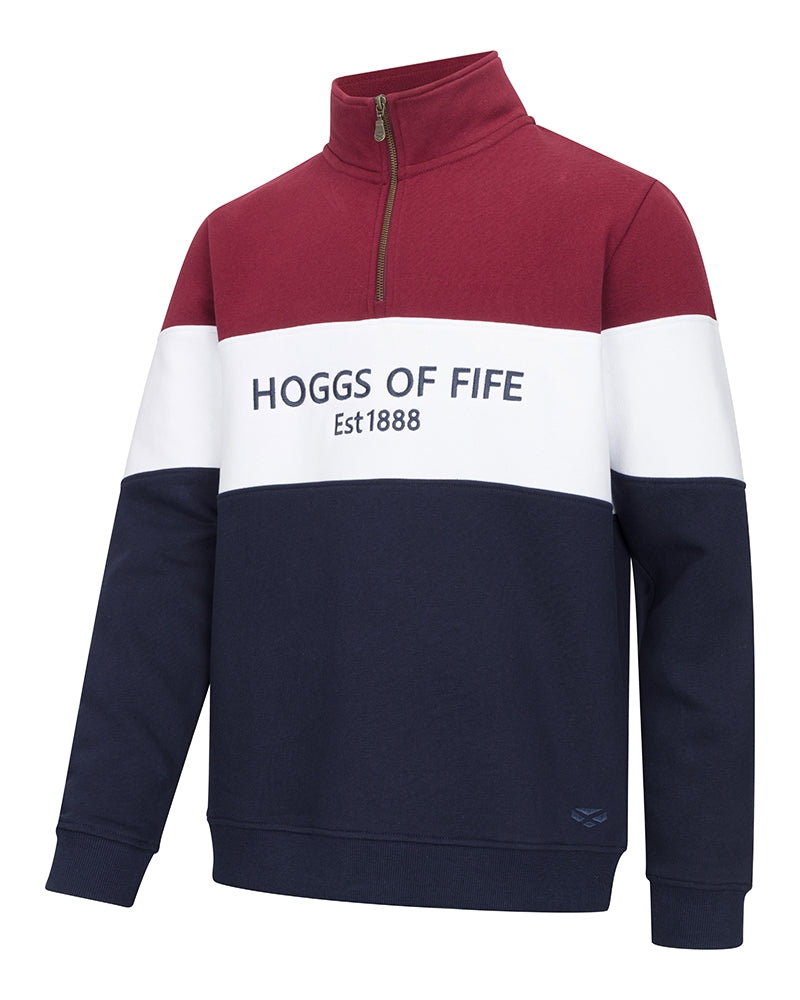 Dumfries 1888 Quarter Zip Sweatshirt – Men’s Casual Cotton Blend Pullover