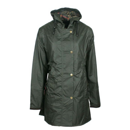 Women's Hooded Katrina Wax Jacket