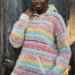 Langtang Stripe Hand Knitted Hoody
