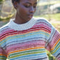 Hoxton Handknitted Wool Stripe Ladies Sweater